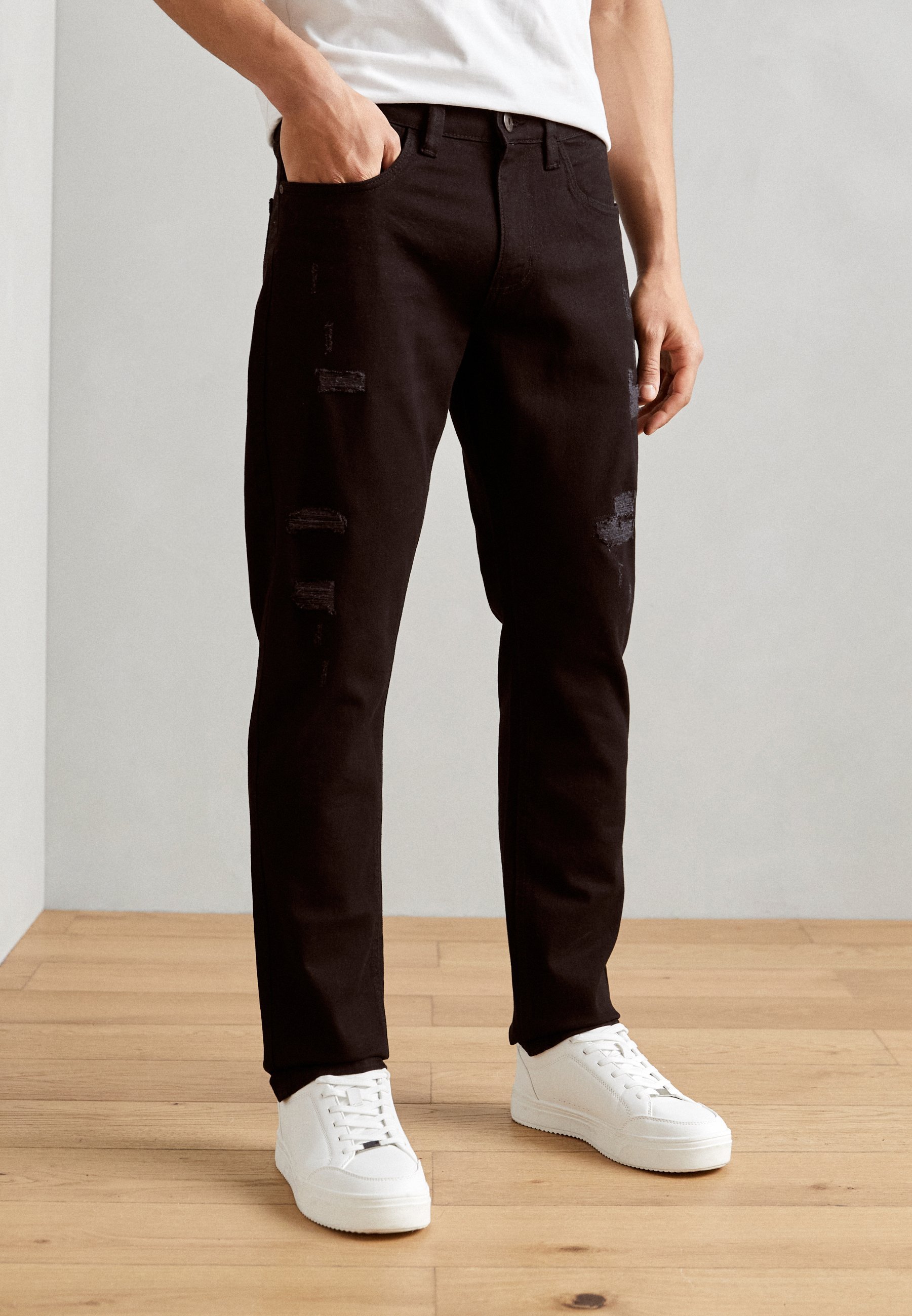 INDICODE JEANS Slim fit jeans - ultrazwart