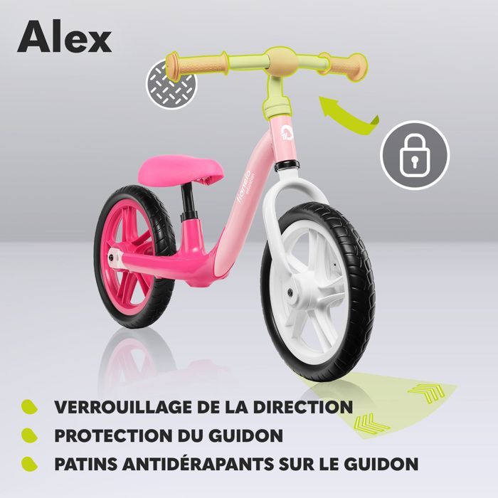 Lionelo - Alex balance bike for children - Pink