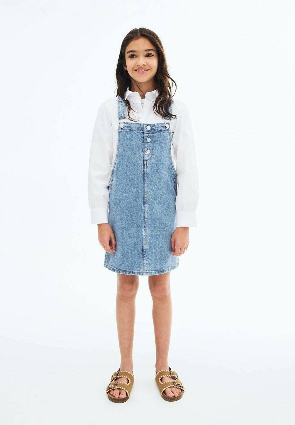 Robe en jean Mango Kids TEEN - bleue