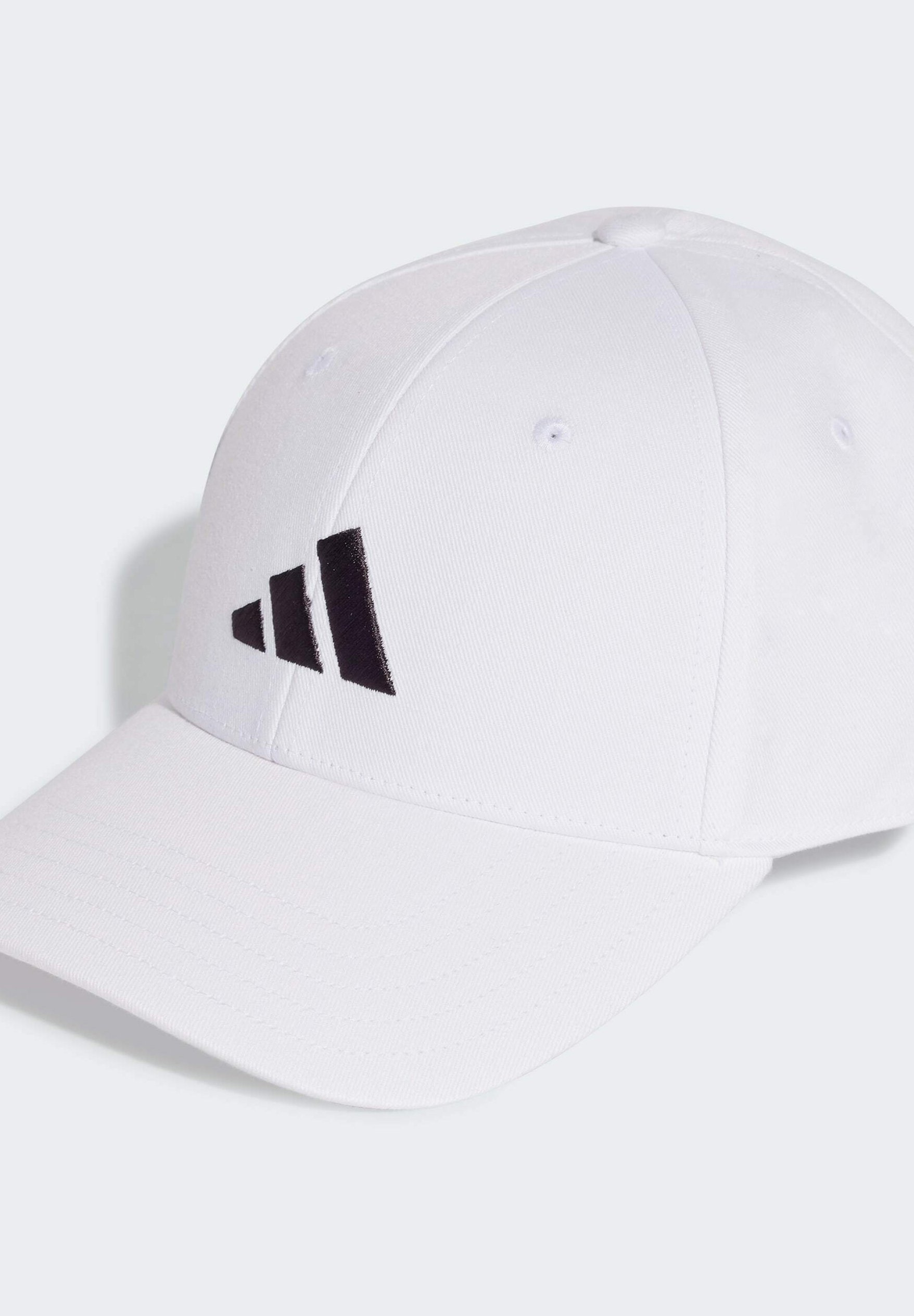 casquette adidas Performance NEW LOGO BASEBALL - blanche et noire