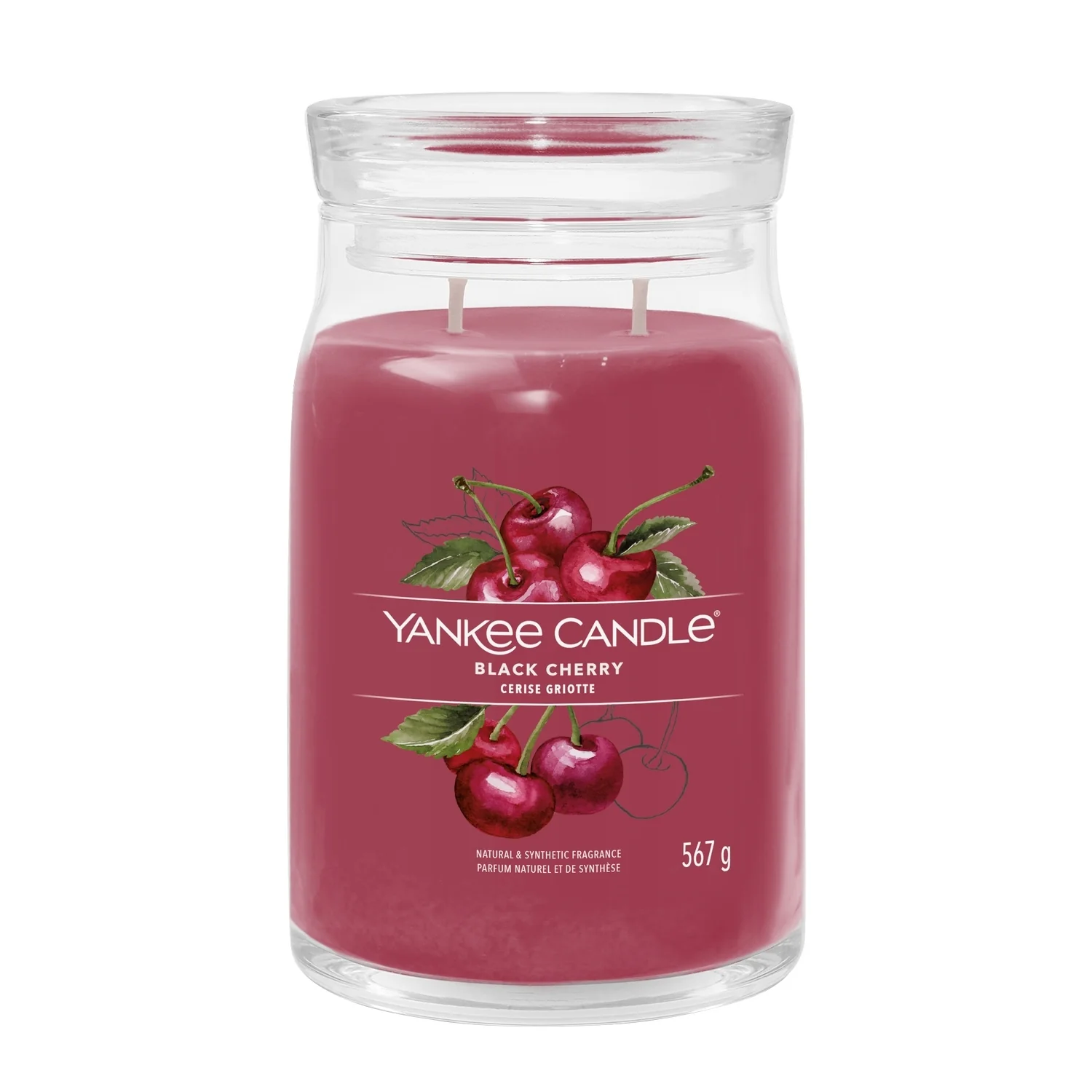Signature Jar Candles Black Cherry - Candela Profumata