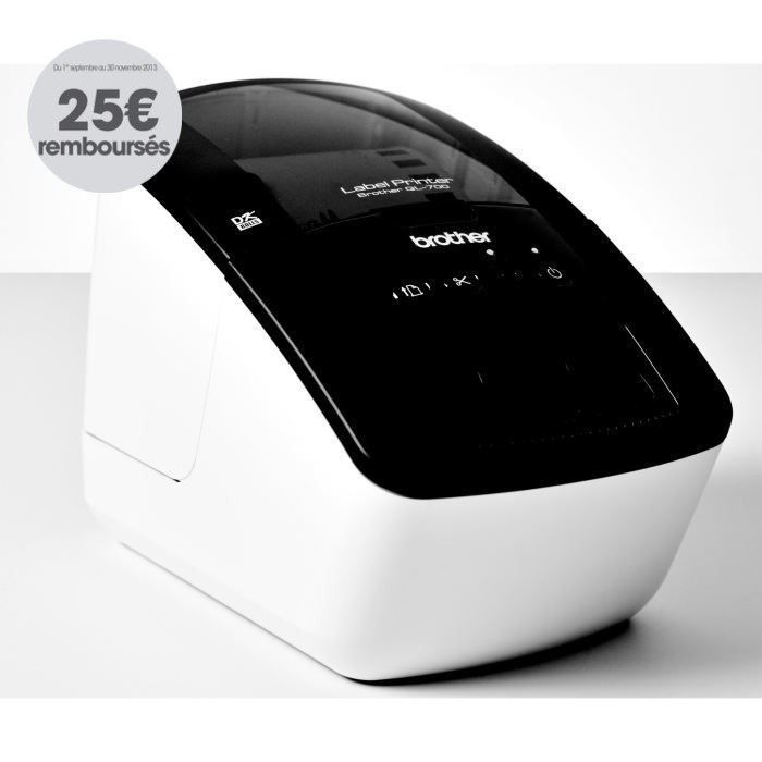 Imprimante d'étiquettes - BROTHER - QL-700 - Labelprinter - Papier thermique - USB