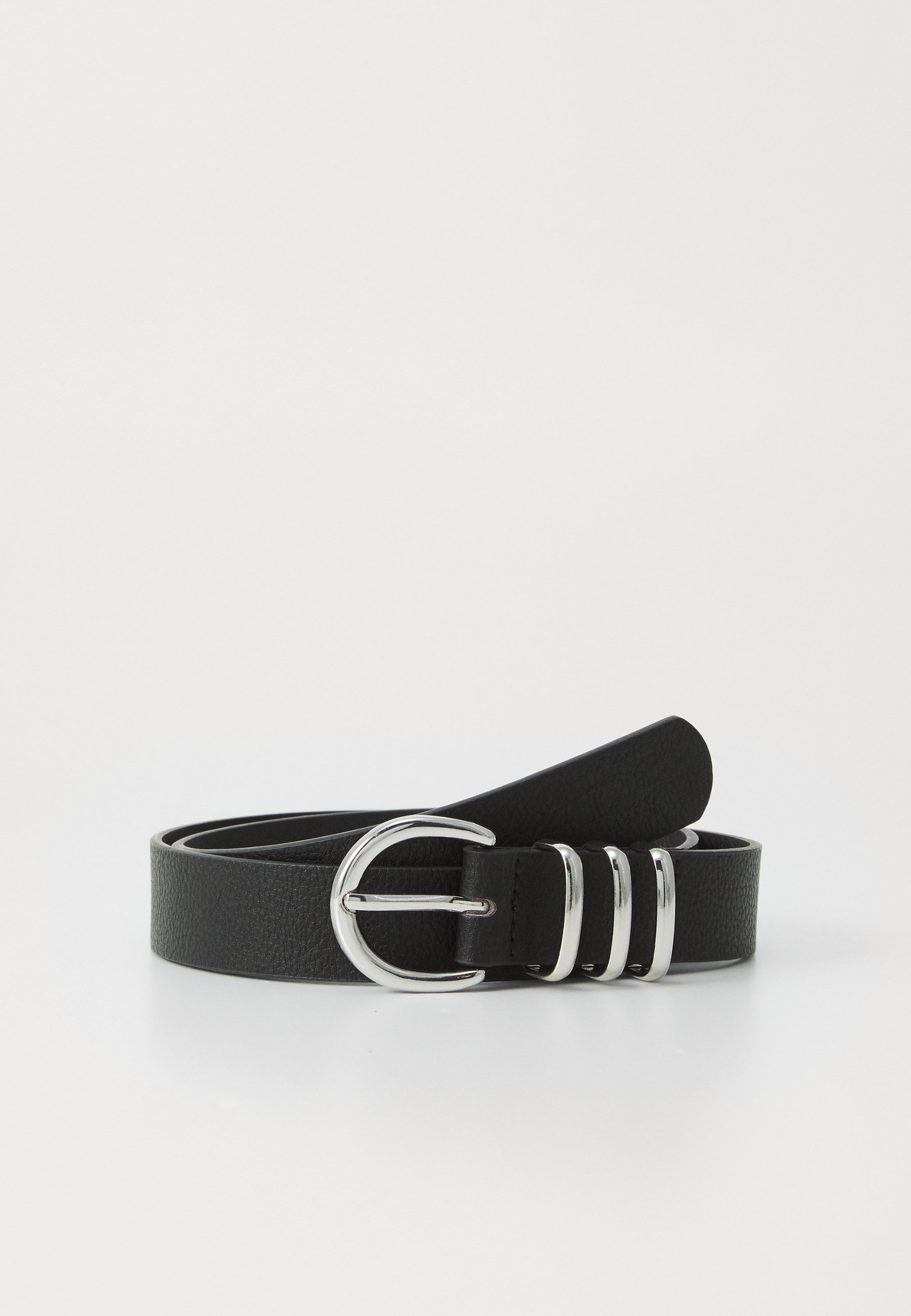 Ceinture enduite Vero Moda VMSVEA NOOS - Ceinture - détails noirs/couleur argentée