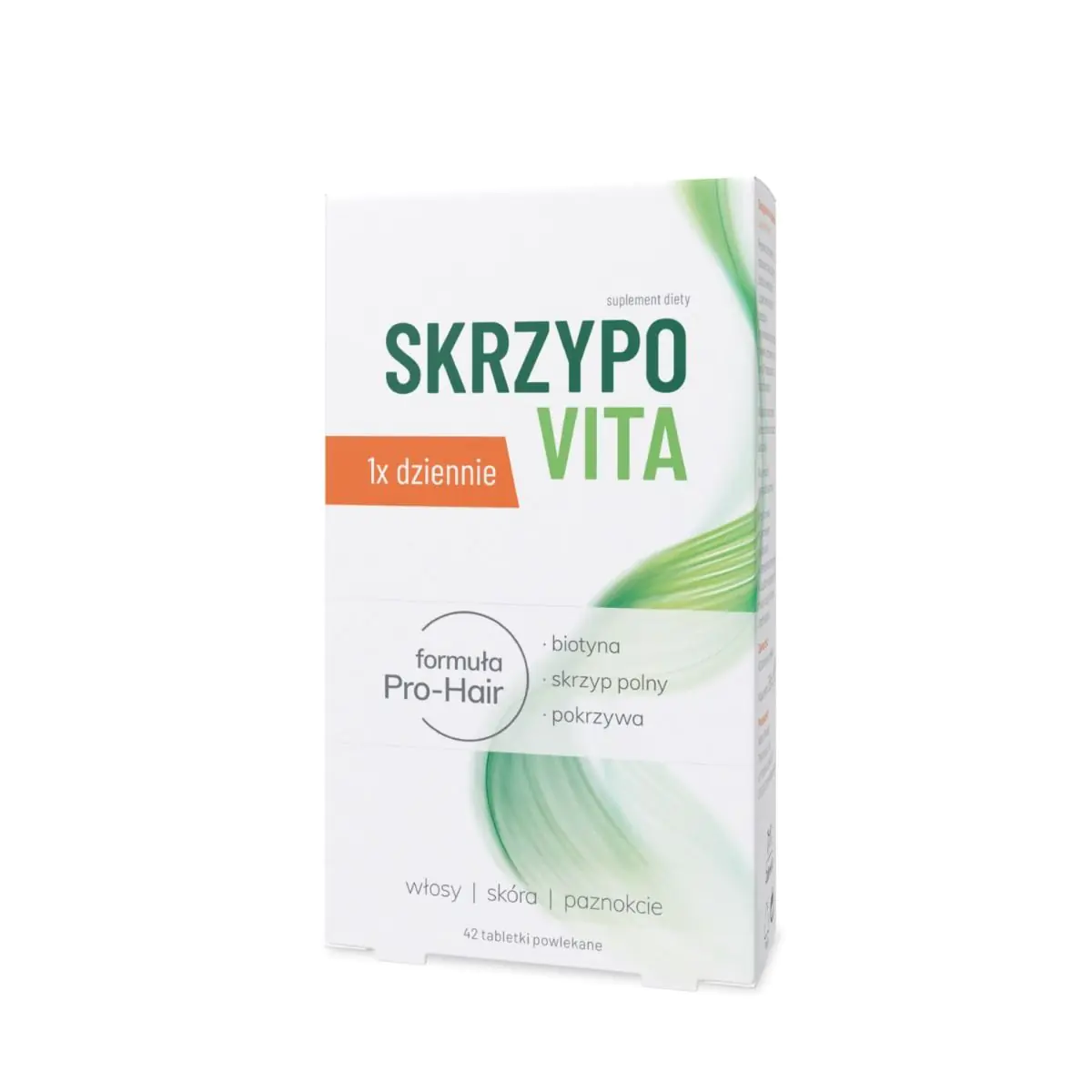 Skrzypovita 1 Raz Dziennie, Suplement diety wzmacniający włosy, Tabletki