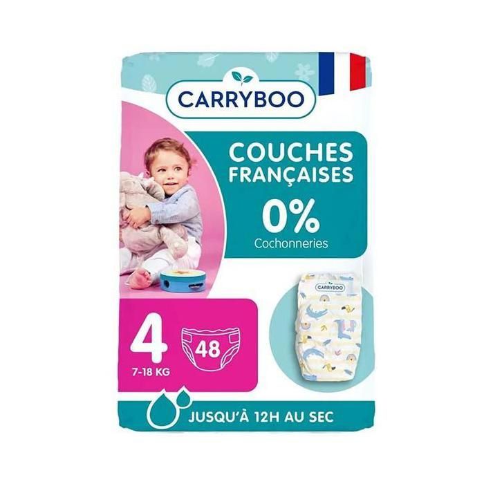 Fraldas Carryboo da nossa região, tamanho 4 (7-18kg)
