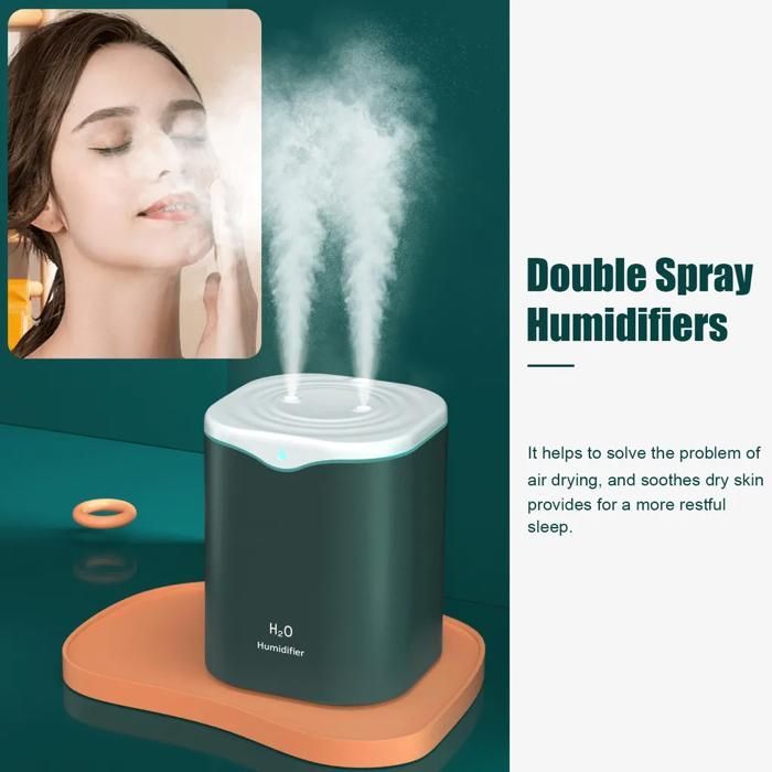Humidificador - YYV - 2L - Doble chorro - LED - Apagado automático