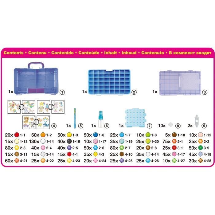 Kit esperto Aquabeads, set di 1400 perline multicolori, perline che si attaccano con l'acqua, 31967, età 4+
