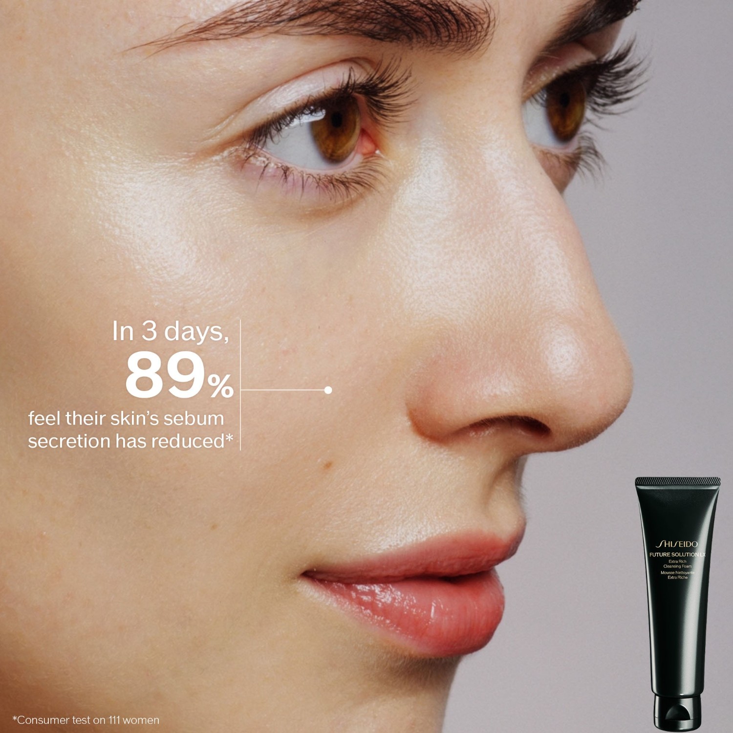 Shiseido Anti-Aging Care Future Solution LX Ekstra Rik Renseskum – 125 ml
