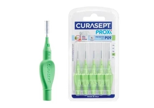 CURASEPT Curasept Proxi P09 0,9 mm lichtgroene interdentale borsteltjes 6 stuks