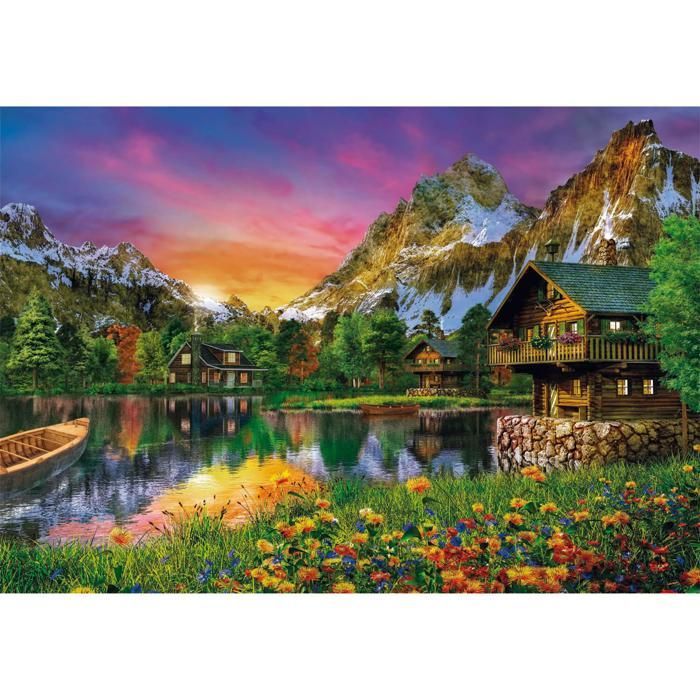 6000-piece puzzle: Alpine Lake