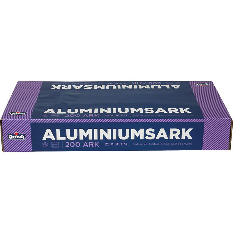 Snabb aluminiumplatta 200 st. 25x30 cm