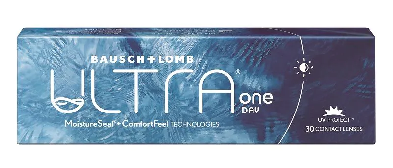 Bausch+Lomb Ultra, Soczewki kontaktowe miesięczne, Moc -1.00