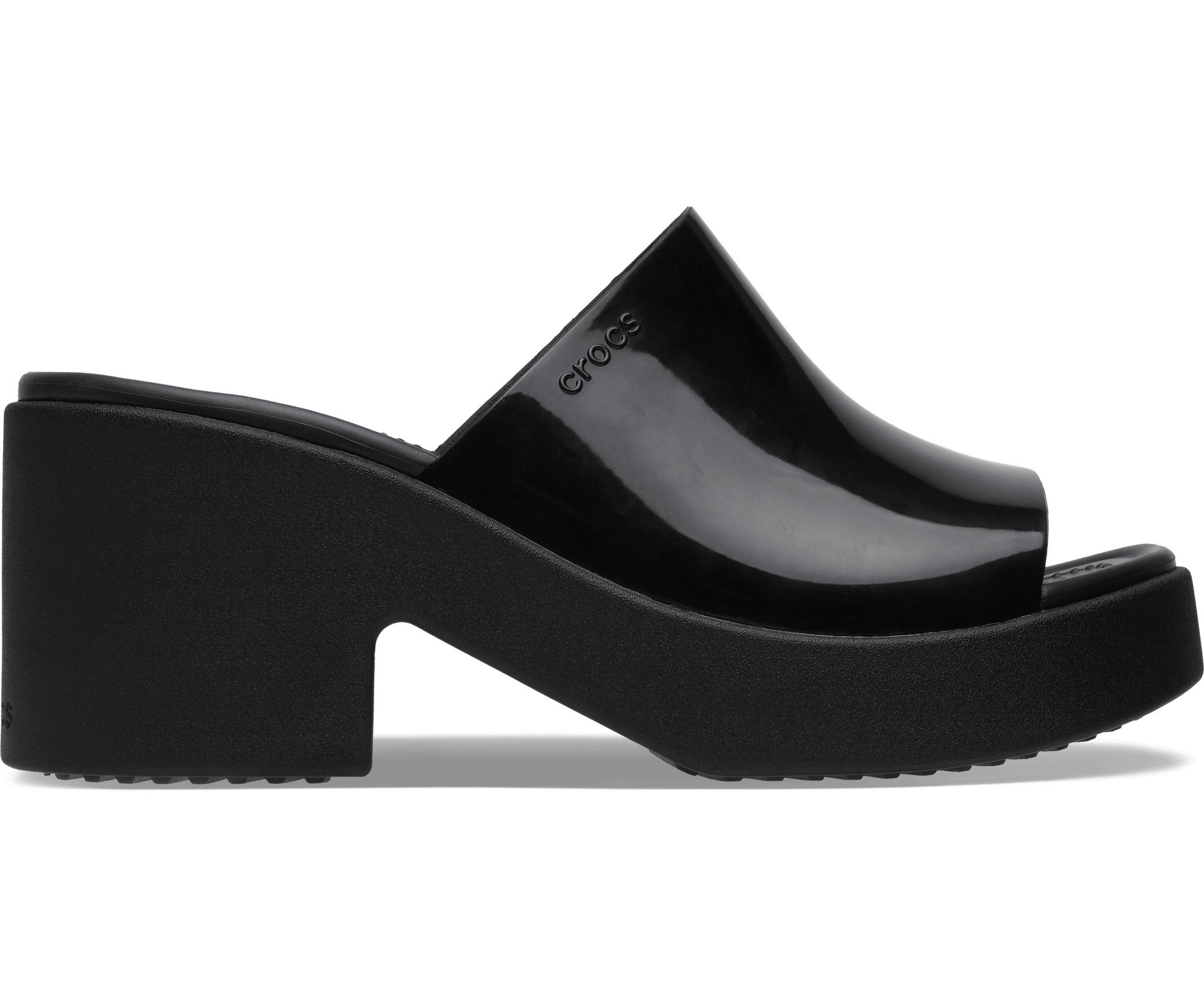 Brooklyn Slide High Shine Heel - Sandal