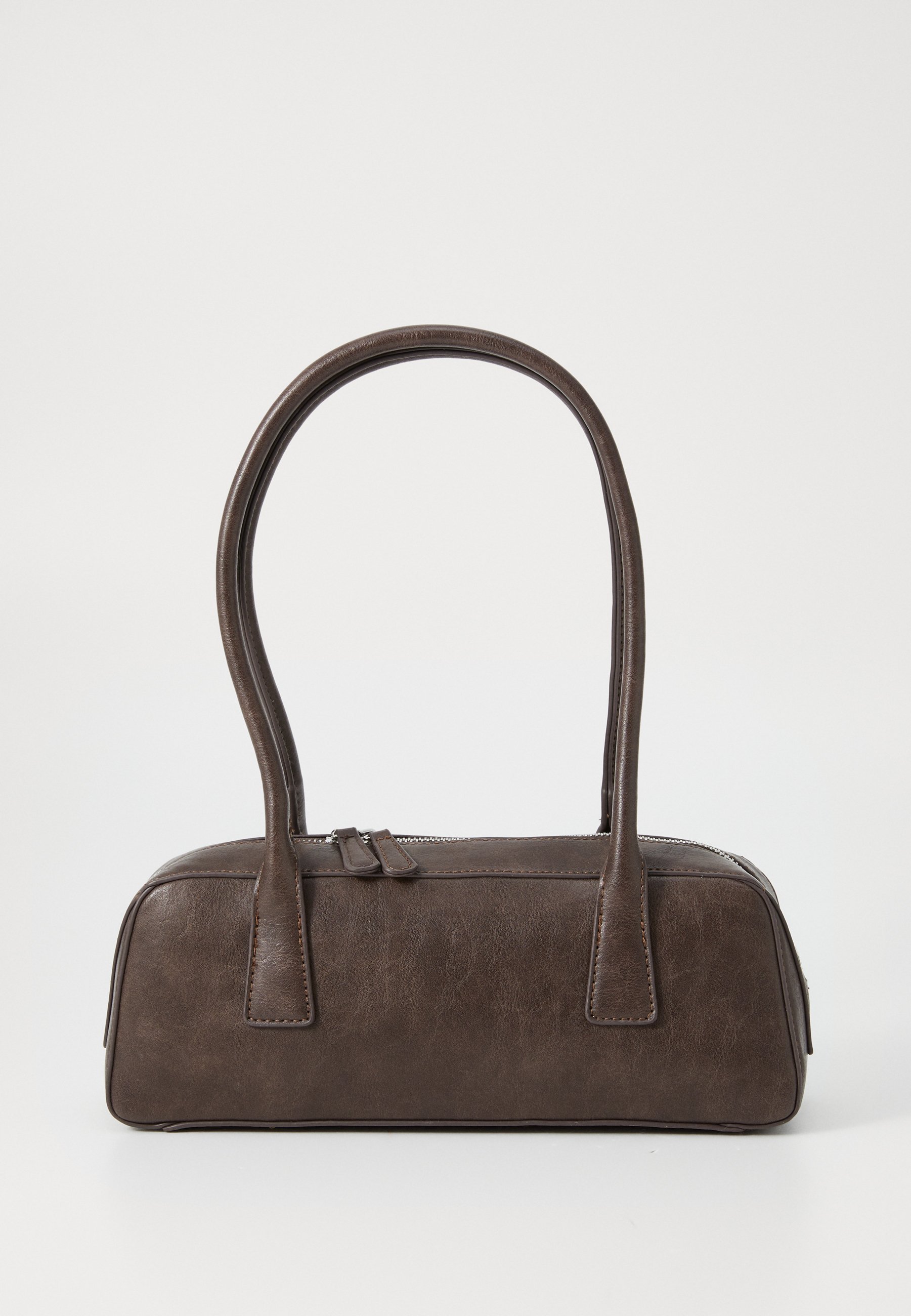 Gina Tricot SCHOUDERTAS - Handtas - gewassen bruin
