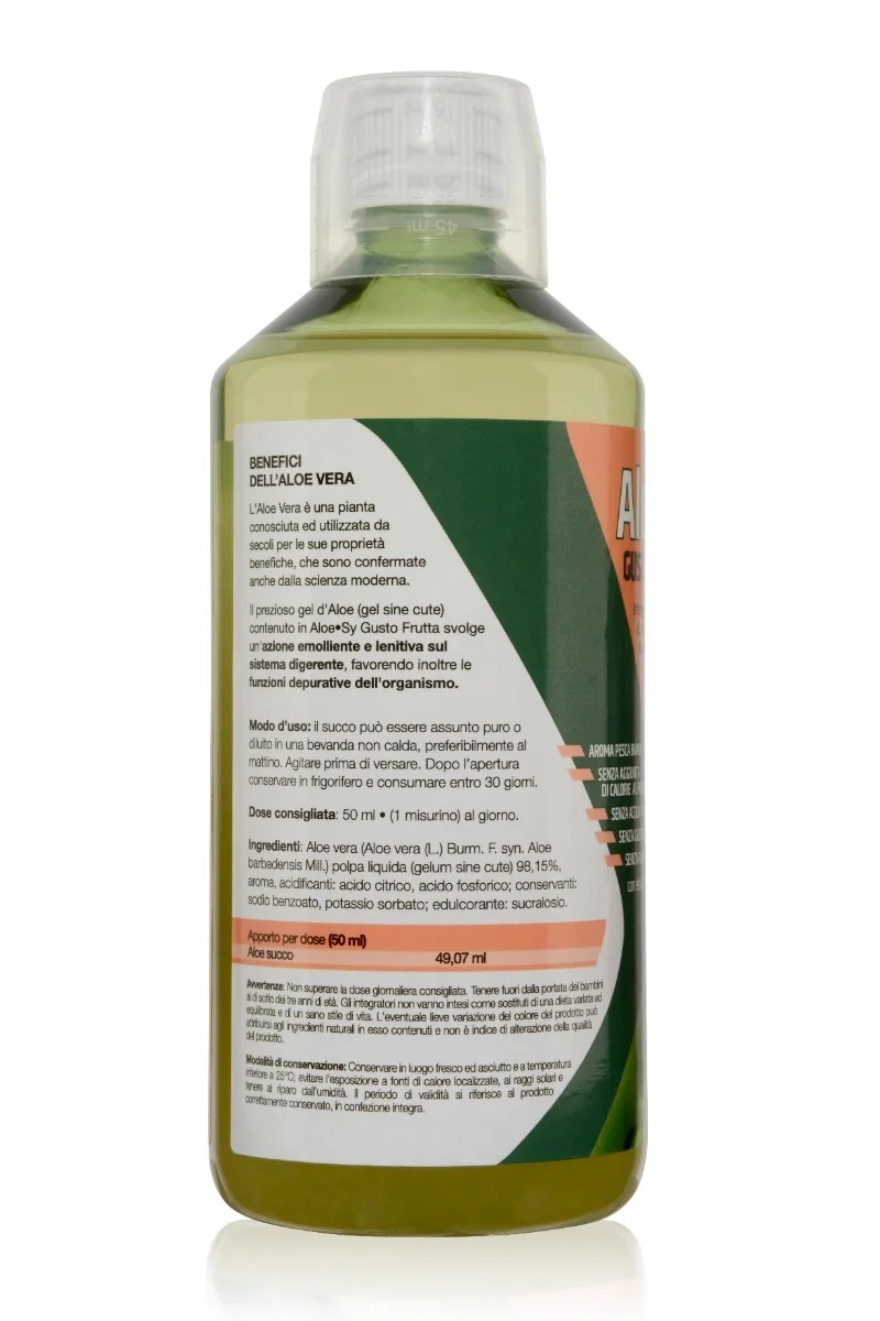 SYRIO Aloe-Sy Fruchtgeschmack 1000 ml Verdauungsfunktion und Stuhlgangregulierung