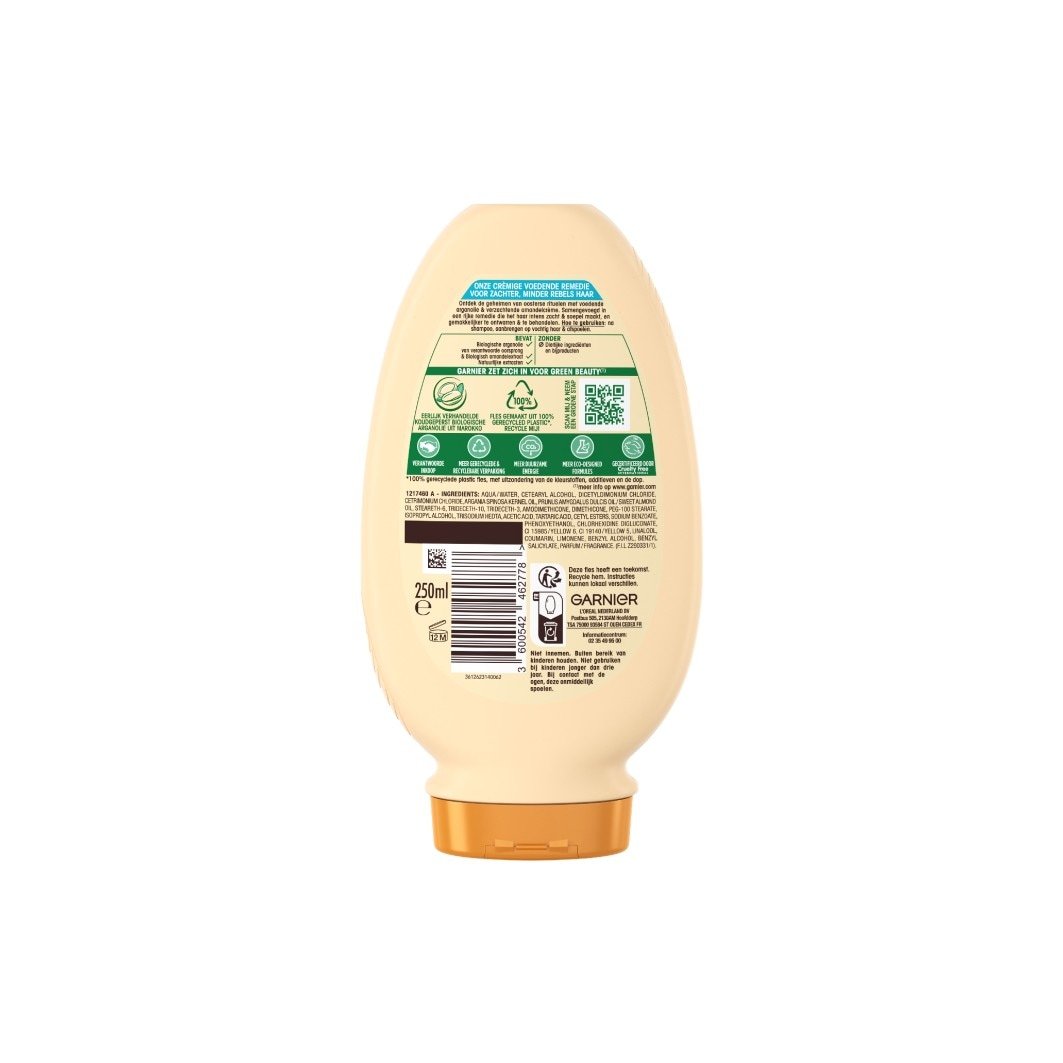 Garnier Argan Rich Conditioner – Kondicionér pre veľmi suché a nepoddajné vlasy – 250 ml
