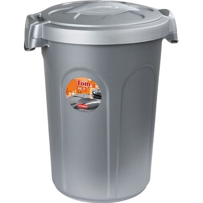 KERBL - Conteneur à aliment Tom 16kg 46l pour chien - 44,5x40x61cm - Gris