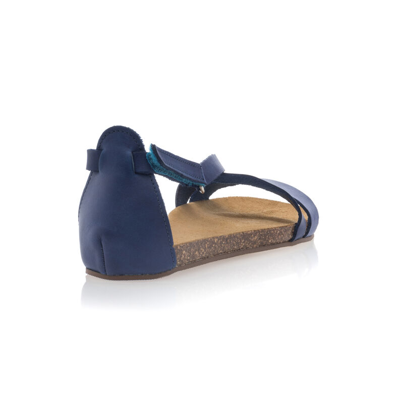 Sandalias azules para mujer / Zapatos de punta abierta