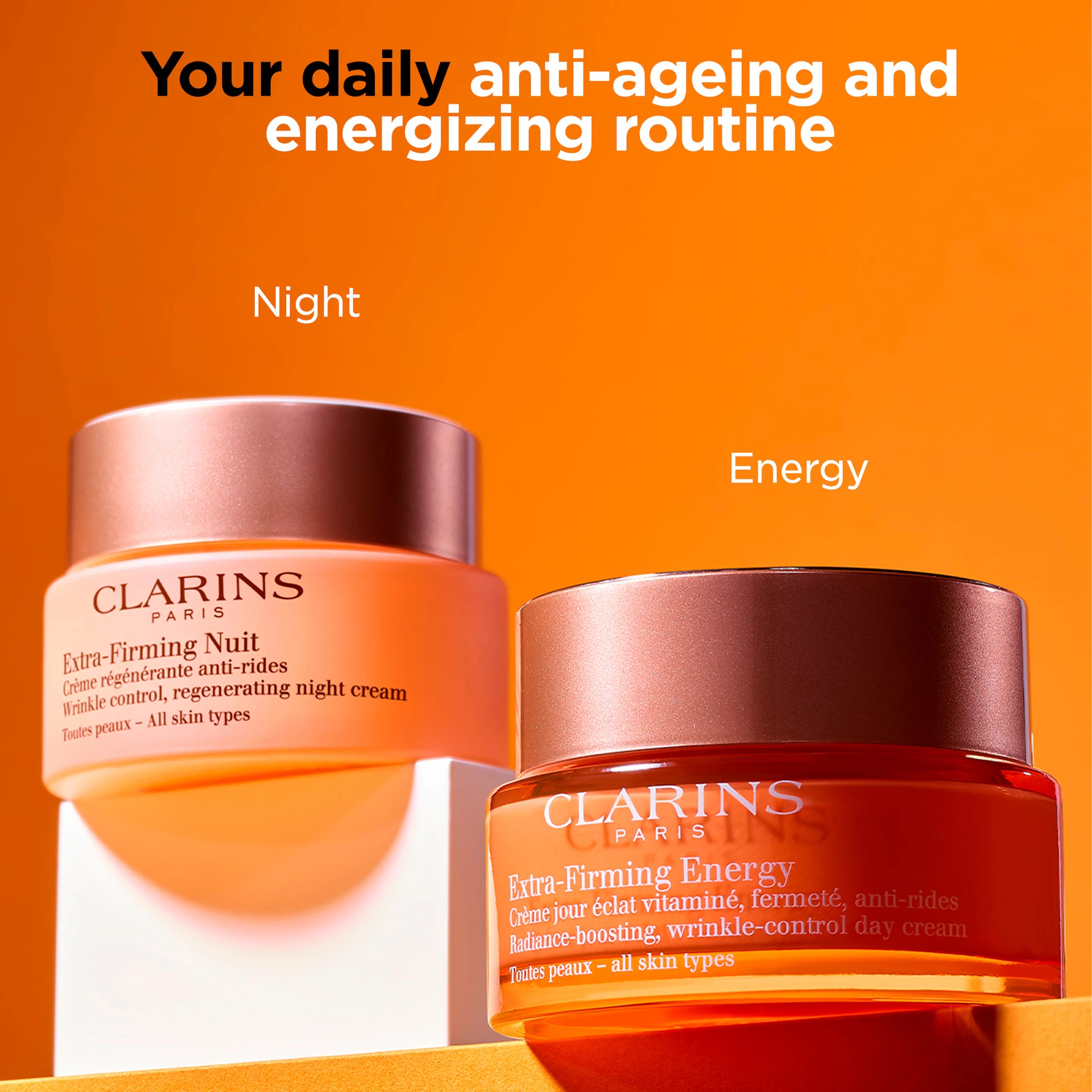 Cremă de zi energizantă extra-fermitate pentru toate tipurile de ten 50 ml - Clarins