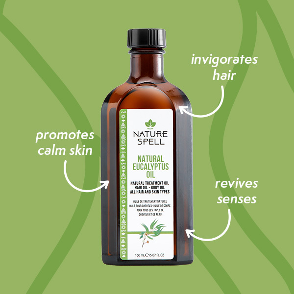 Olio di eucalipto Nature Spell per capelli e pelle 150 ml