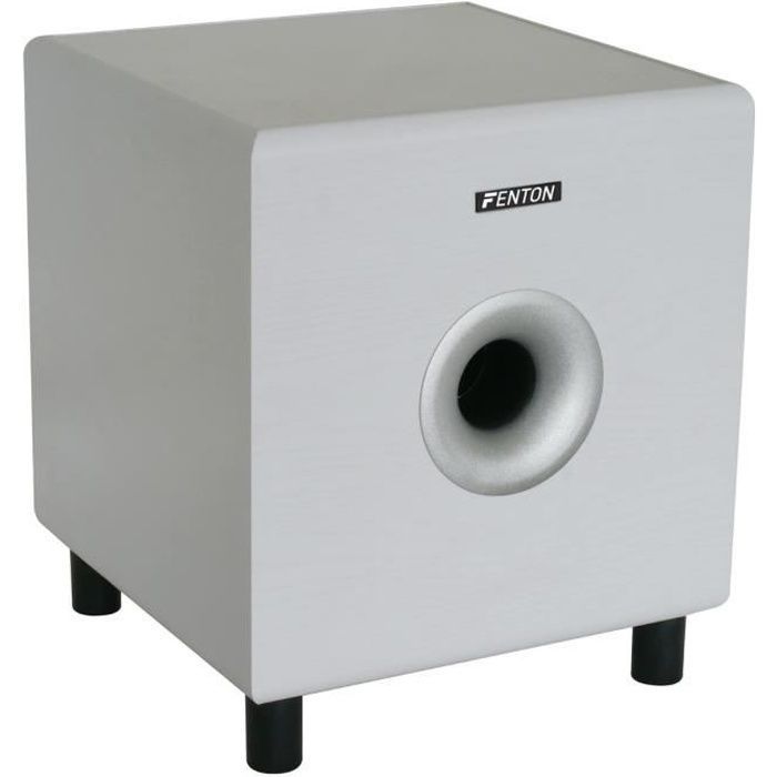 Subwoofer ativo Fenton SHFS08W - Branco, 8 polegadas, 200 Watts, Bass-reflex