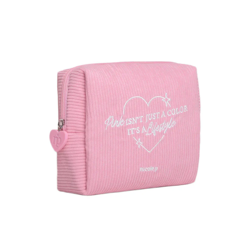 Accessori Corduroy Beauty - Pink - Beauty Case