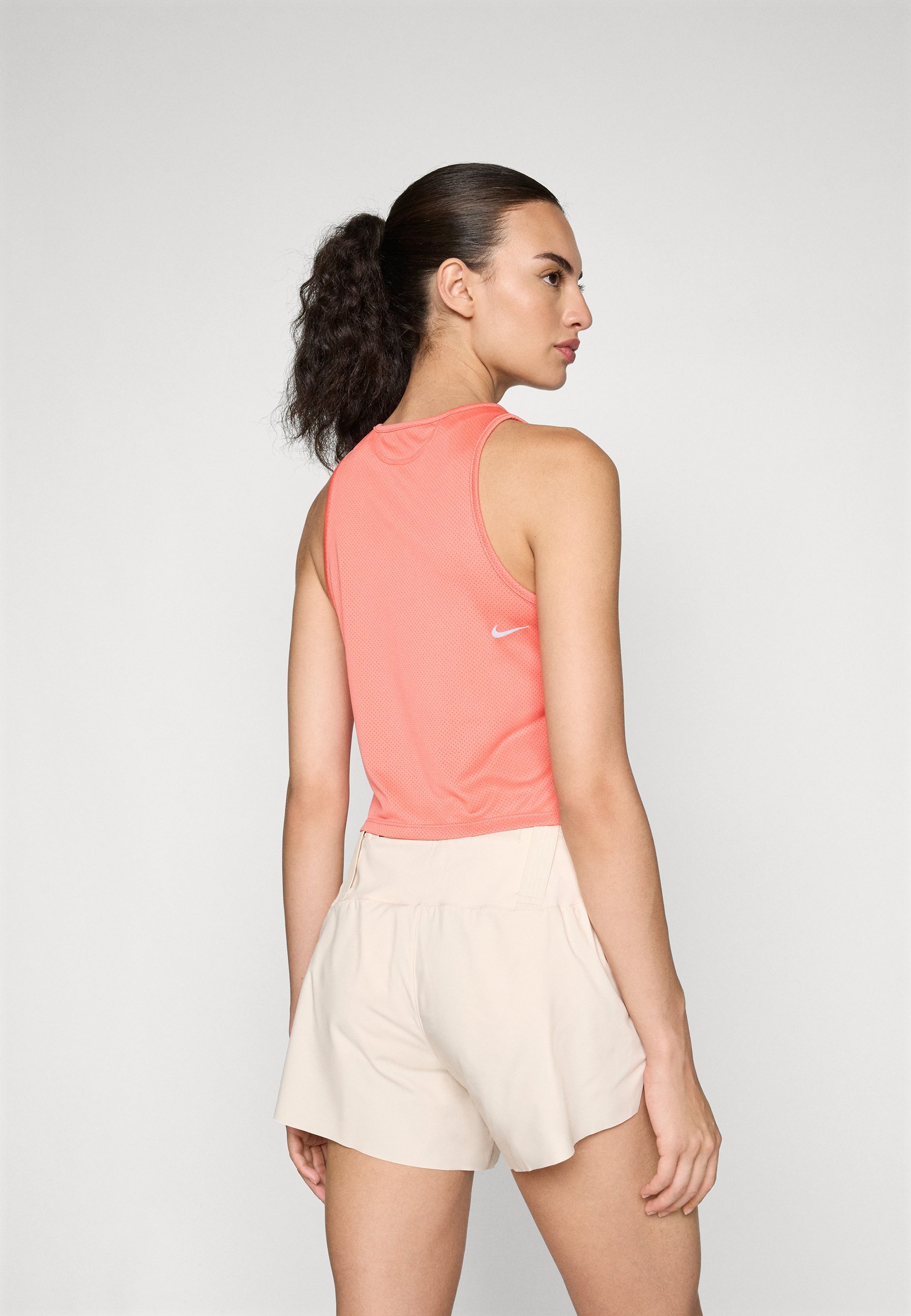 Nike Performance RUN SINGLET - Top - magiczny żar/sprany koral/srebrny odblaskowy kolor