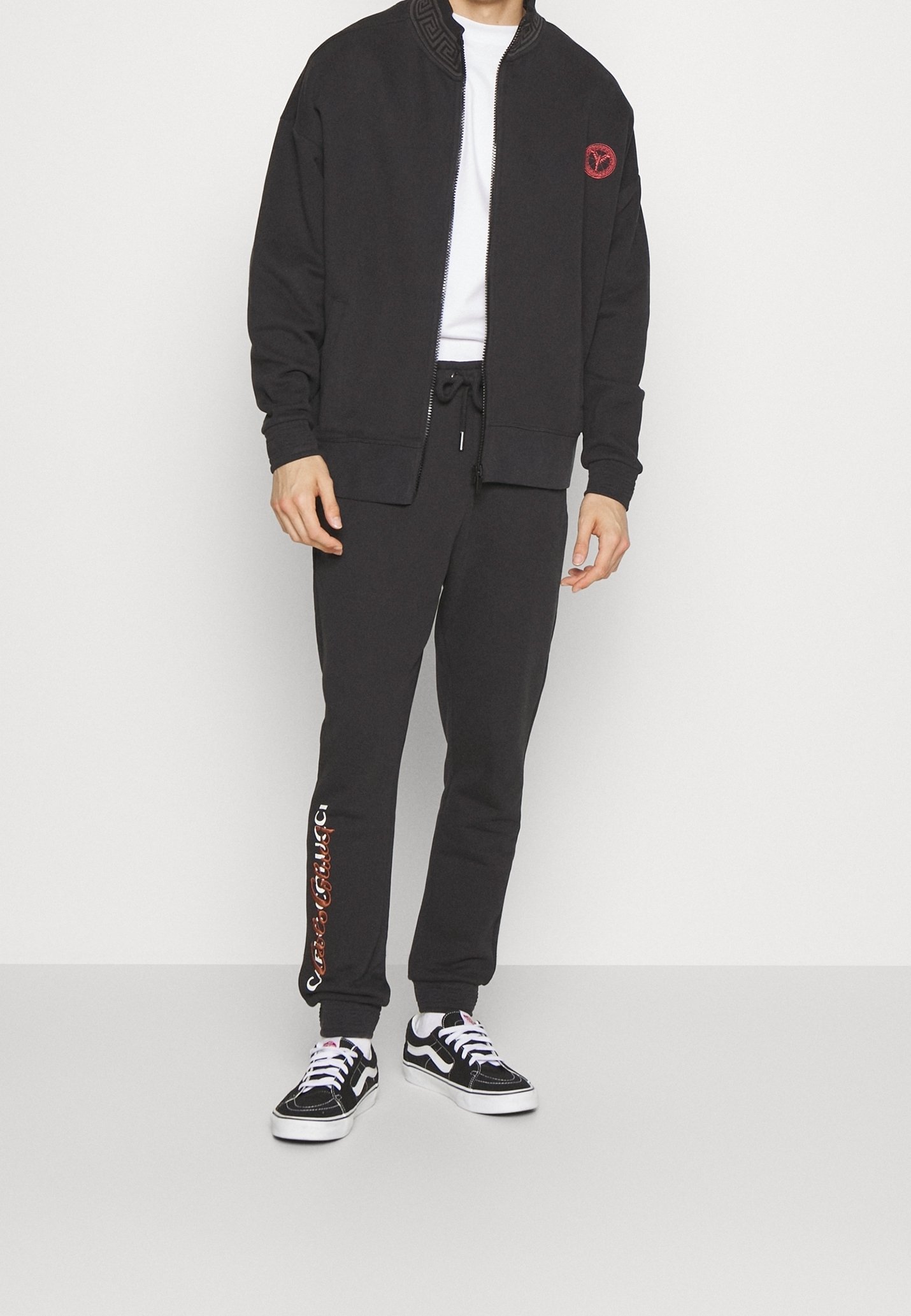 Sweat-shirt zippé Carlo Colucci - noir