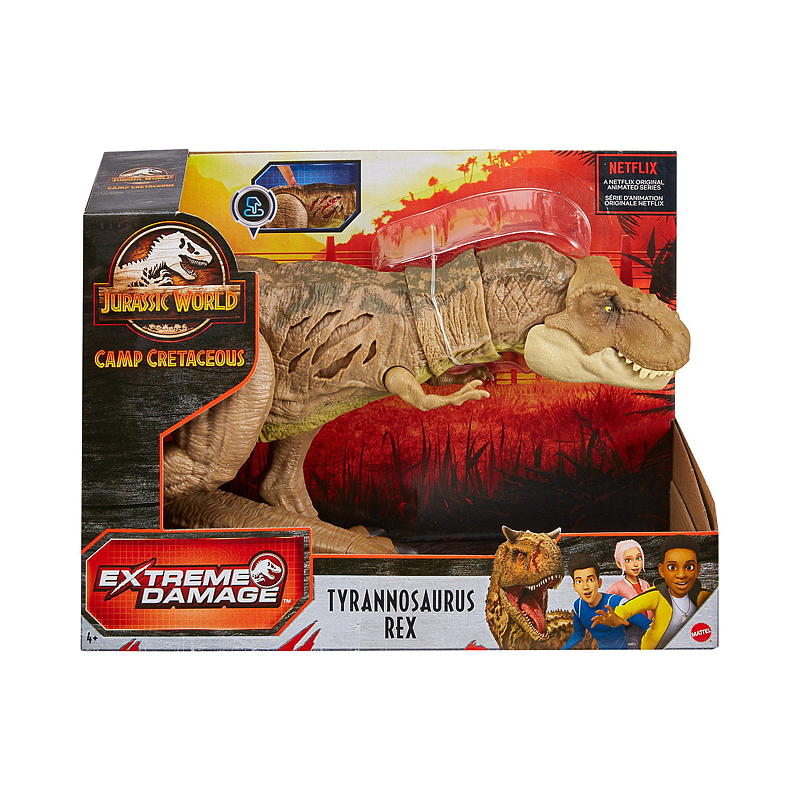 Tyrannosaurus rex Jurassic Word Daño extremo