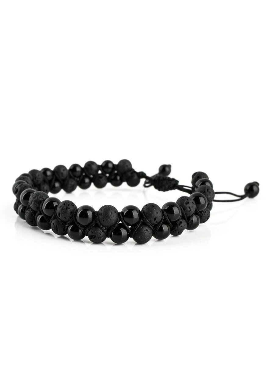 Bracelet Akitsune SENSEI - Onyx lave
