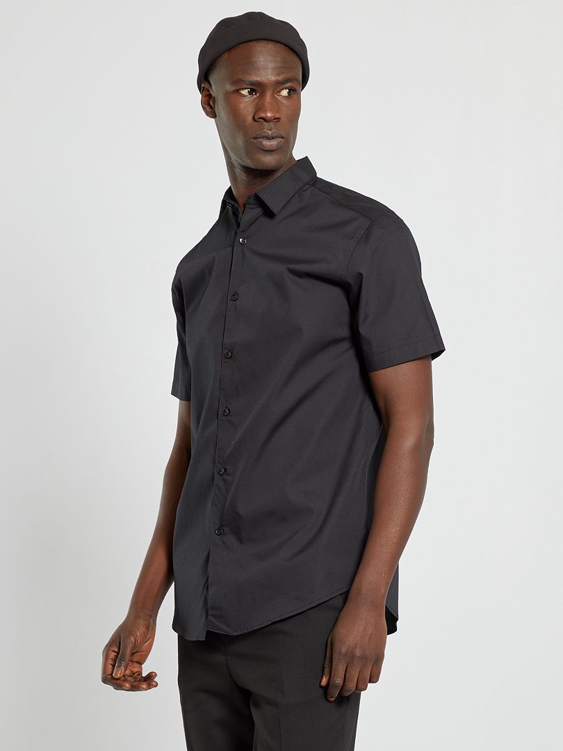 Shirt met korte mouwen - zwart