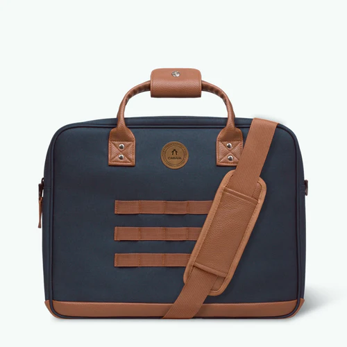 Cabaia Sac ordinateur Chicago bleu marine