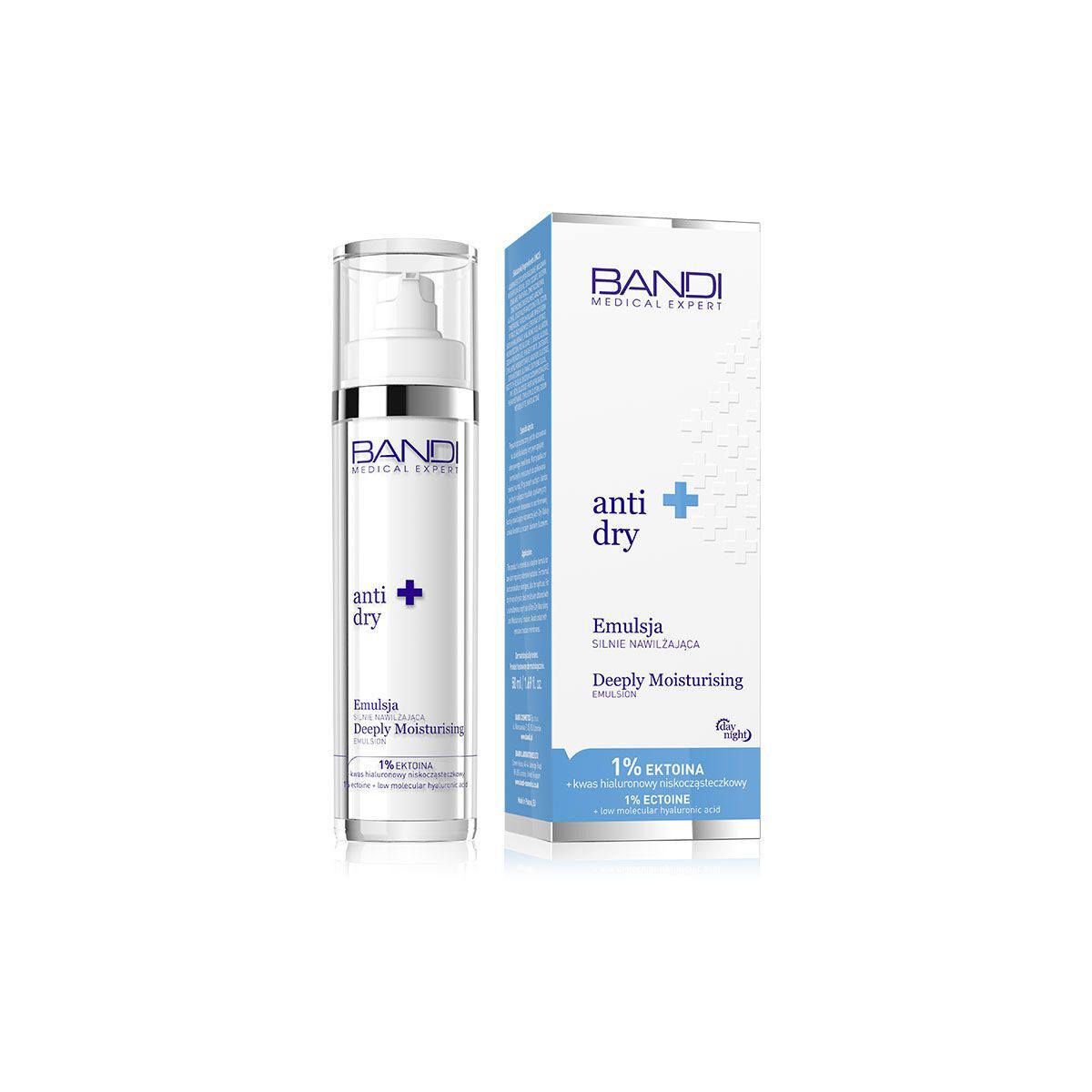 Bandi visoko vlažilna emulzija za obraz 50 ml proti izsušitvi