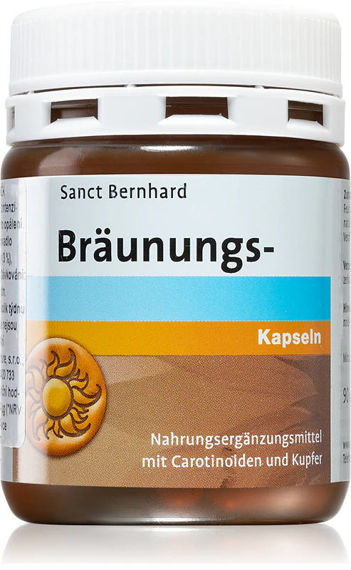 Sanct Bernhard Sun voedingssupplementcapsules met bètacaroteen