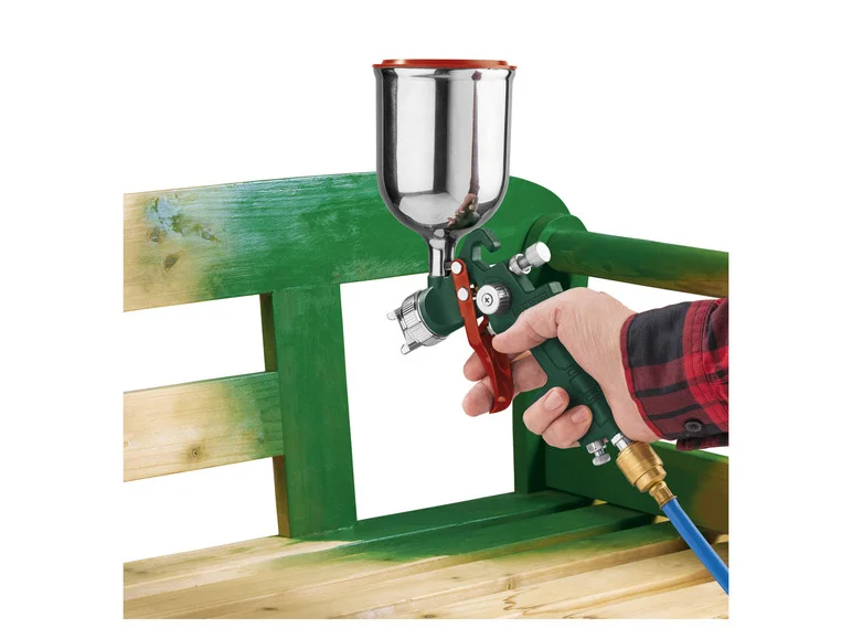 Pistola de pintura pneumática PARKSIDE® PDFP 500 D4, 500 ml
