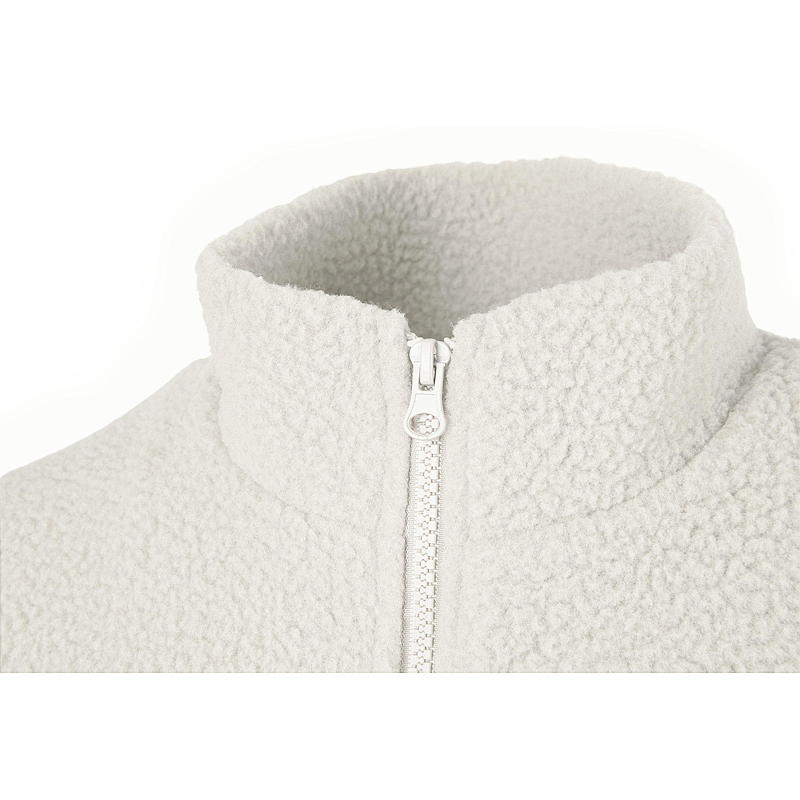Vest størrelse S-XL bamse offwhite