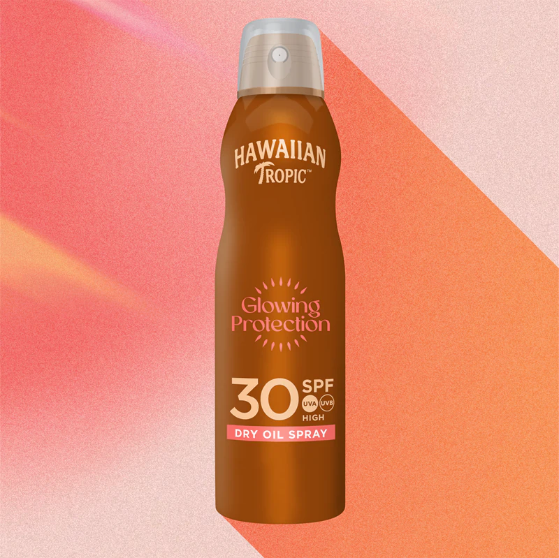 Spray de óleo seco com proteção iluminadora Hawaiian Tropic FPS 30
