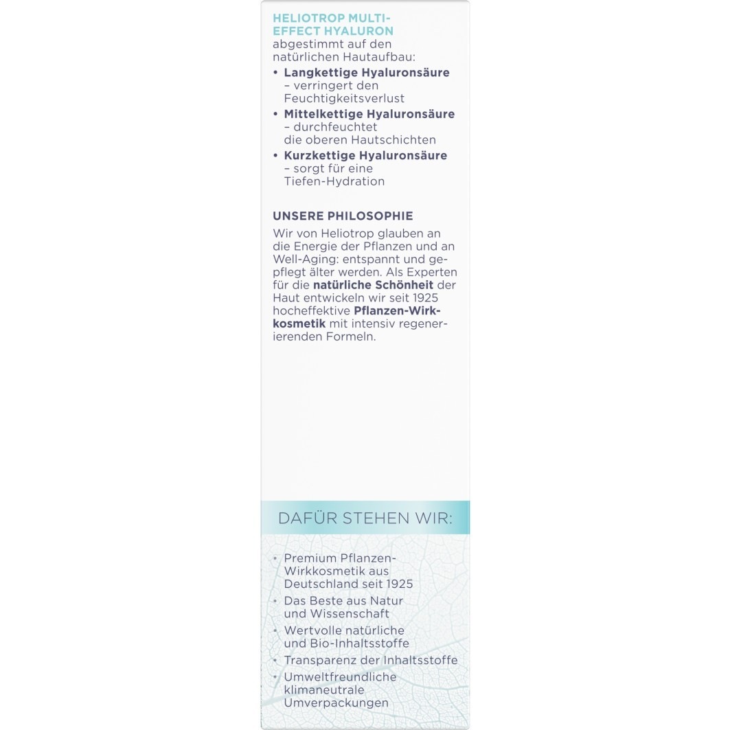 Heliotrop Sérum Hyaluron Multi-Perform Hyaluron