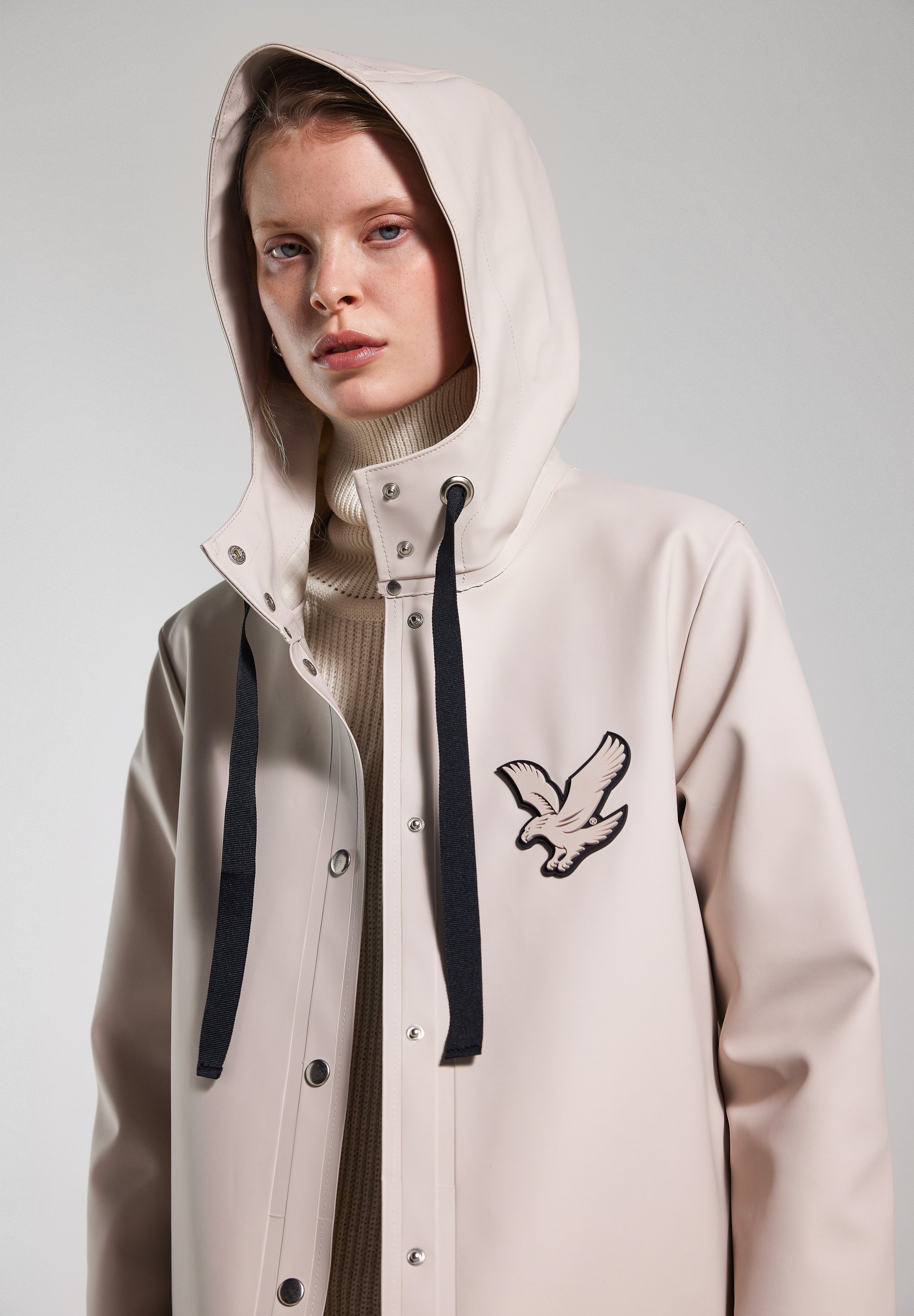 Stutterheim STUTTERHEIM X LYLE & SCOTT JACKET - Giacca da esterno - sabbia chiara