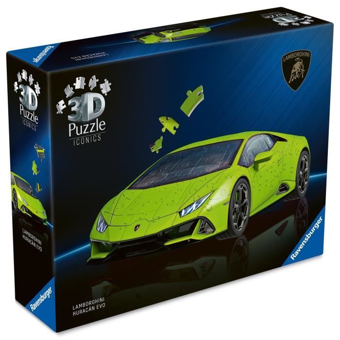 Puzzle 3D Iconics - Lamborghini Huracán EVO - Edición Verde