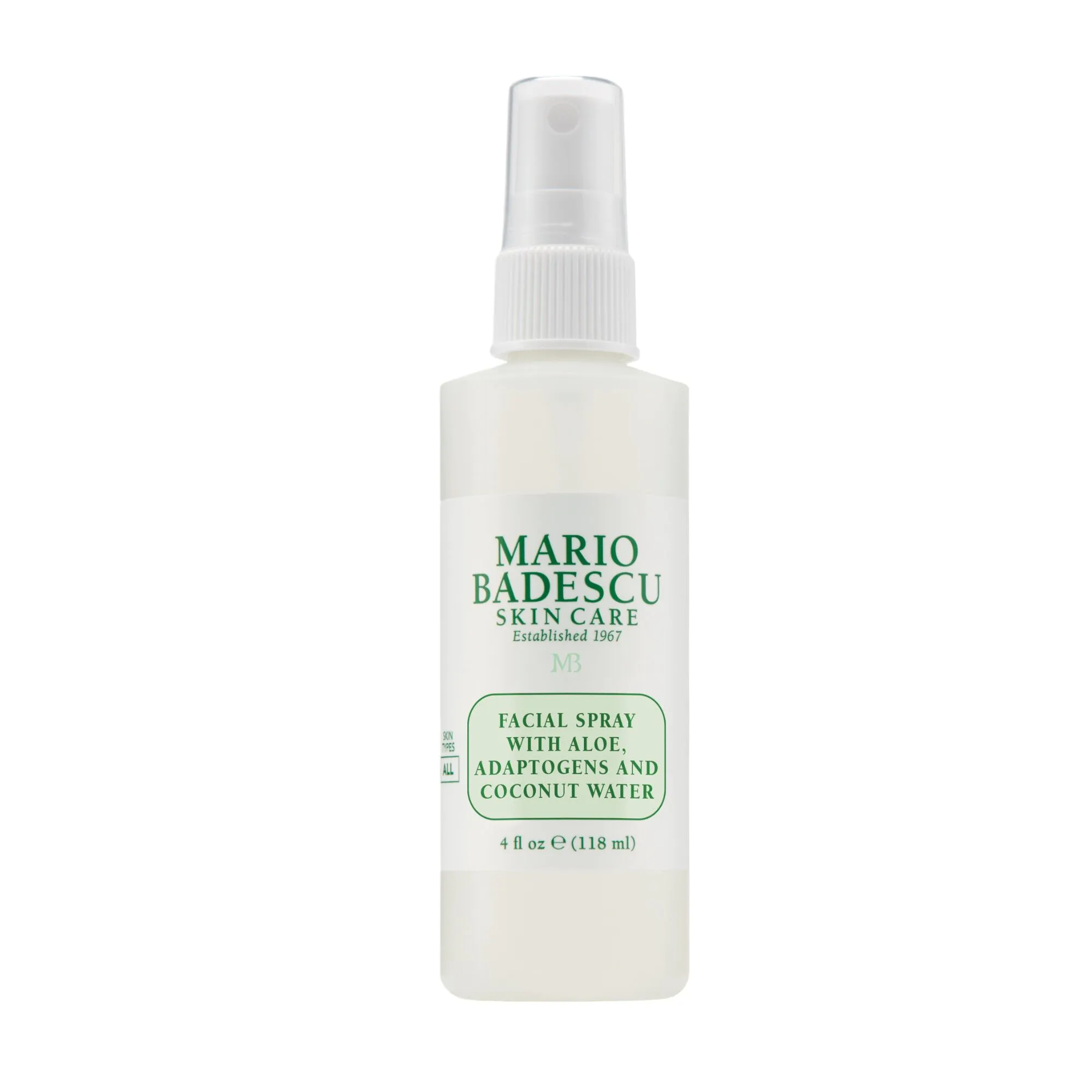Mario Badescu Facial Spray With Aloe, Adaptogens & Coconut Mgiełka do twarzy, 118 ml