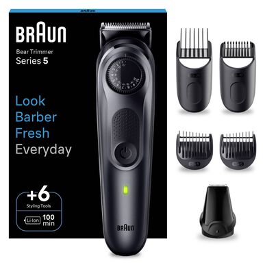 Braun Bear Trimmer Series 5 BT5450 -parranajokone, 1 kpl, 1 kpl