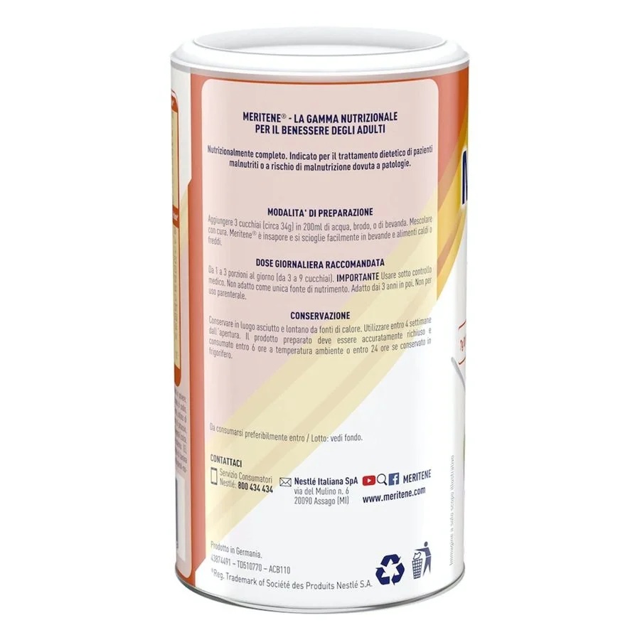 MERITENE Meritene Eiwit Neutraal Poeder Eiwitsupplement Vitaminen en mineralen 270 g Hoog eiwitgehalte
