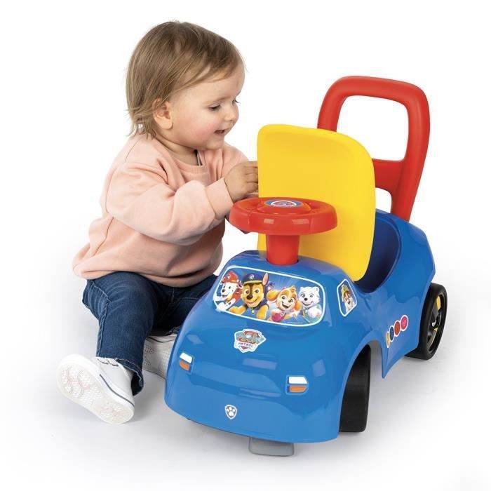 Smoby - 2-in-1 lasten leikkiauto - Ryhmä Hau - Säilytyslokero istuimen alla - 10 kuukaudesta alkaen - Valmistettu Ranskassa
