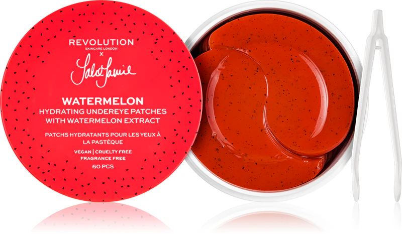 Máscara de Hidrogel para Olhos Revolution Skincare X Jake-Jamie Melancia para Iluminar e Hidratar