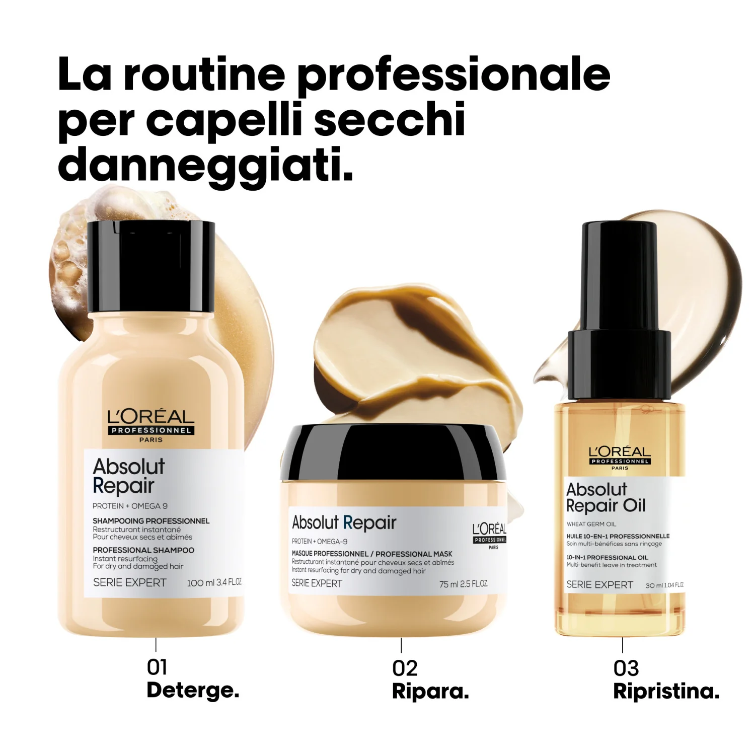 SERIE EXPERT New Absolut Repair Olio - Olio Capelli