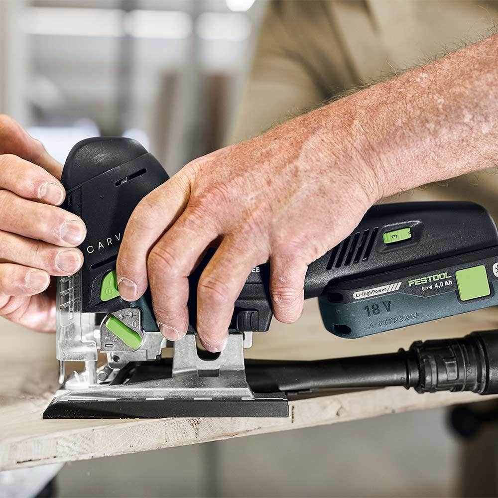 Serra tico-tico FESTOOL 18V PSC 420 CARVEX em caixa Systainer Skin 576521