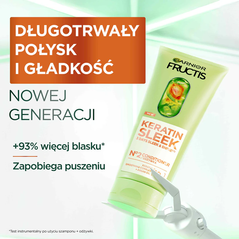 Garnier Fructis Keratin Elegantní keratinový kondicionér pro lesklé a hebké vlasy