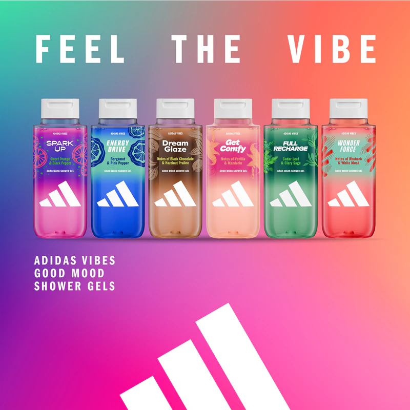 Unisex sprchový gél Adidas Vibes Get Comfy