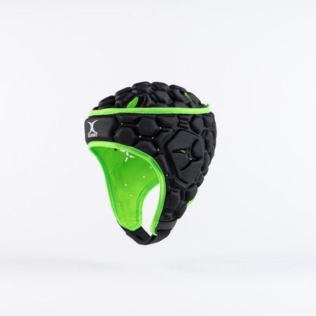 Rugbyhelm - GILBERT - XP 250 - Zwart/Groen